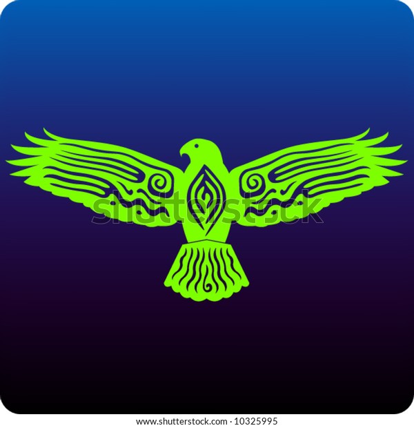 Tribal Hawk Stock Vector (Royalty Free) 10325995 | Shutterstock