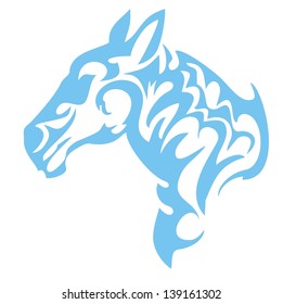 Tribal horse head