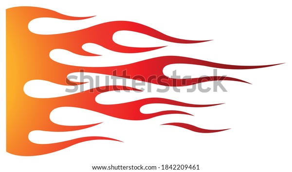Tribal\
hotrod muscle car flame graphic for hoods, sides and motorcycles.\
Can be used as decal, sticker or tattoos\
too.