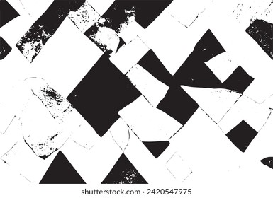 Tribal Illustration. Splash Tie Pattern. Brushes. Ikat Borders. White Abstract Graffiti Wall. Ethnic.