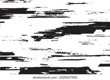 Tribal Illustration. Splash Tie Pattern. Brushes. Ikat Borders. White Abstract Graffiti Wall. Ethnic.