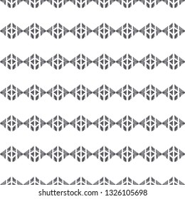 Tribal indian american seamless pattern. Vector hand drawn aztec geometrical ornaments. Ethnic texture with mexican motifs.