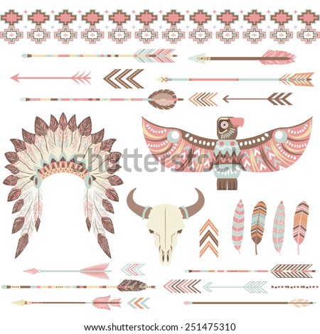 Tribal /Indian Clip Art Collections