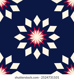 Tribal indian seamless pattern. Color mexican, aztec and maya ornament, ethnic stylish fabric geometric print wallpaper texture vector set. Unique folk, national culture collection