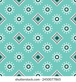 Tribal indian seamless pattern, geometric ethnic seamless pattern, native style, design for fabric, textile, carpet, traditional illustration