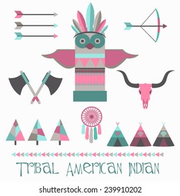Tribal indian set