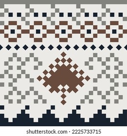 Tribal knit seamless pattern traditional background for texture, fabric, clothing, wraping, carpet, pattern. Abstract, vector, illustration