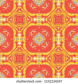 Tribal like biomorphic seamless pattern