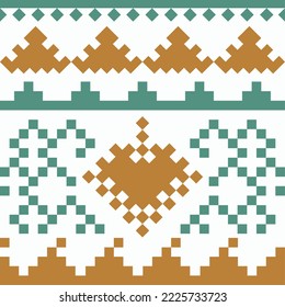 Tribal love seamless pattern. knitted squares digital design traditional background for texture, fabric, clothing, wraping, carpet, pattern. Abstract, vector, illustration