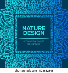 Tribal mandala design set. Vintage decorative elements. Ornamental business cards. Oriental, vector illustration. nature motifs. Doodle ornaments.
