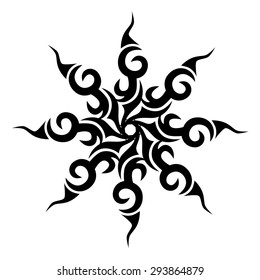 Tribal mandala tattoo vector designs sketch. Simple logo. art deco element sketch for design interior