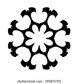 Tribal mandala tattoo vector designs sketch. Simple logo. Designer isolated element for ideas decorating the body of women, men and girls arm, leg and other body parts on white background.