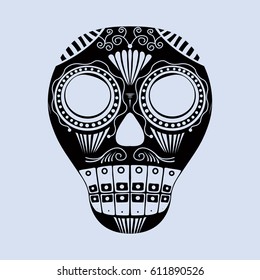 Tribal mask design, abstract art