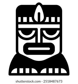 Tribal Mask icon for web, app, infographic, etc