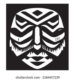 Tribal Mask - ready for print art