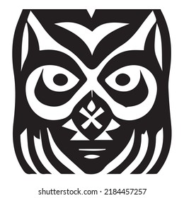 Tribal Mask - ready for print art