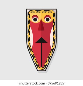 Tribal Mask Symbol Icon