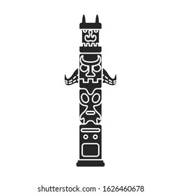 Tribal mask vector icon.Black vector icon isolated on white background tribal mask .