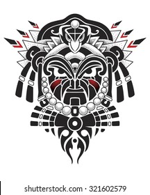 Tribal Mask vector illustration