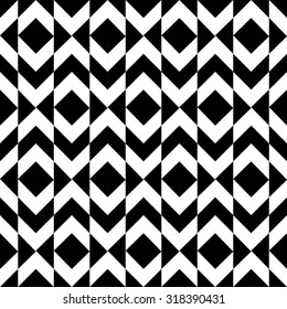 Tribal monochrome pattern