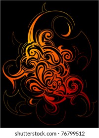 Tribal monster shape
