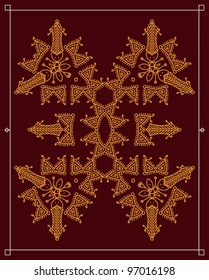 tribal Motif Design pintura de parede