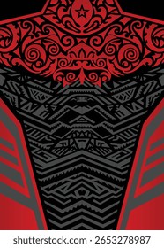 Tribal motif Jersey fashion vector, abstract modern style jersey design for player t shirt, sport creative jersey design, football, volleyball, tennis, cricket, jump or anything, trendy design 
