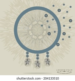 Tribal native American Indian dreamcatcher