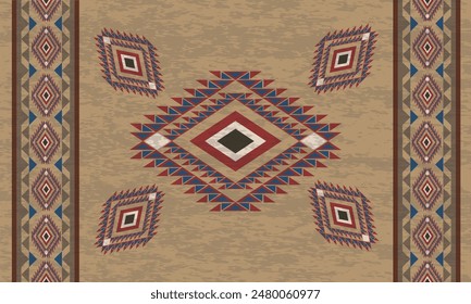 Tribal, Navajo, American, Aztec, Apache, Southwestern and Mexican ethnic fabric patterns suitable for fabrics, wrapping, backdrops, clothing, blankets, carpets, wovens, etc.
