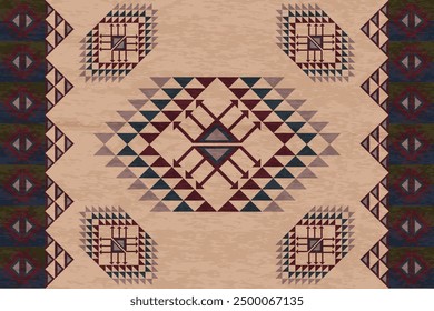 Tribal, Navajo, American, Aztec, Apache, Southwestern and Mexican ethnic fabric patterns suitable for fabrics, wrapping, backdrops, clothing, blankets, carpets, wovens, etc.
