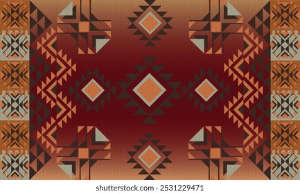 Tribal, Navajo, American, Aztec, Apache, Southwestern and Mexican ethnic fabric patterns suitable for fabrics, wrapping, backdrops, clothing, blankets, carpets, wovens, etc.
