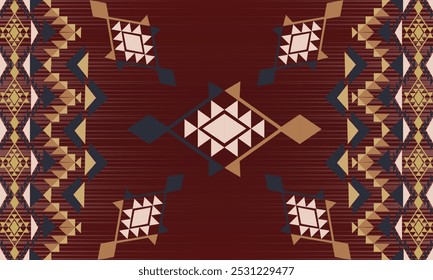 Tribal, Navajo, American, Aztec, Apache, Southwestern and Mexican ethnic fabric patterns suitable for fabrics, wrapping, backdrops, clothing, blankets, carpets, wovens, etc.

