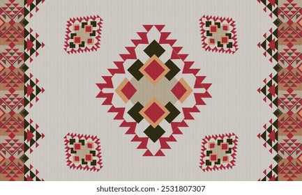 Tribal, Navajo, American, Aztec, Apache, Southwestern and Mexican ethnic fabric patterns suitable for fabrics, wrapping, backdrops, clothing, blankets, carpets, wovens, etc.
