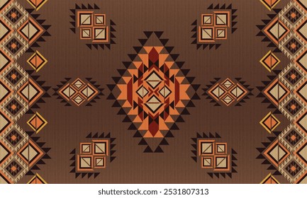 Tribal, Navajo, American, Aztec, Apache, Southwestern and Mexican ethnic fabric patterns suitable for fabrics, wrapping, backdrops, clothing, blankets, carpets, wovens, etc.
