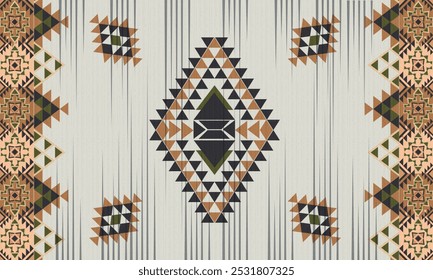 Tribal, Navajo, American, Aztec, Apache, Southwestern and Mexican ethnic fabric patterns suitable for fabrics, wrapping, backdrops, clothing, blankets, carpets, wovens, etc.

