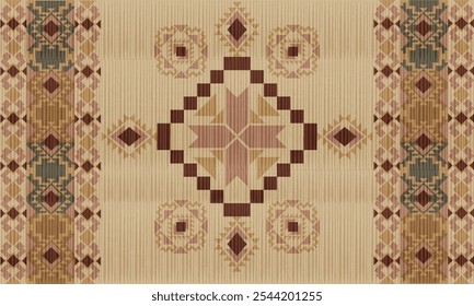 Tribal, Navajo, American, Aztec, Apache, Southwestern and Mexican ethnic fabric patterns suitable for fabrics, wrapping, backdrops, clothing, blankets, carpets, wovens, etc.
