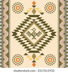 Tribal Navajo and Native pattern american tribal Southwest Aztec ornament pattern Navajo Aztec ethnic textile texture tribal aztec pattern navajo Native mexican fabric seamless vector for textile,deco