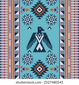 Tribal Navajo and Native pattern american tribal Southwest Aztec ornament pattern Navajo Aztec ethnic textile texture tribal aztec pattern navajo Native mexican fabric seamless vector for textile,deco