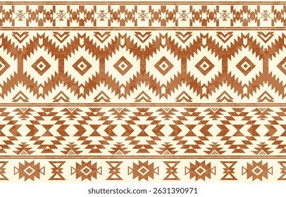Tribal Navajo und Native Muster amerikanischen Stamm Südwest Aztec Ornament Muster Navajo Aztec ethnische Textilien Textur Stamm aztec Muster navajo Native mexikanischen Stoff nahtlos Vektor für Textil,Deko