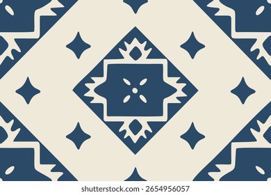 Patrón tribal navajo y nativo Patrón tribal estadounidense Patrón de adorno azteca del suroeste Textura textil étnica dibujada a mano Tejido nativo mexicano. Motivos abstractos boho geométricos. Diseño para la tela, alfombra