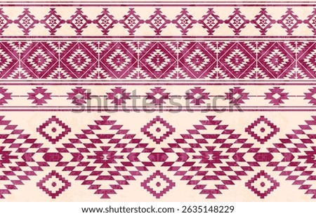 Tribal Navajo and Native pattern american tribal Southwest Aztec ornament pattern Navajo Aztec ethnic textile texture tribal aztec pattern navajo Native mexican fabric seamless Vector for textile,deco