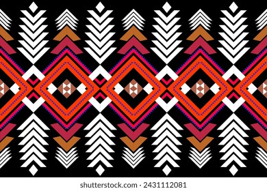 Tribal Navajo seamless pattern. Aztec abstract geometric art print. Ethnic hipster backdrop. Wallpaper, cloth design, fabric, paper, wrapping, postcards, textile.