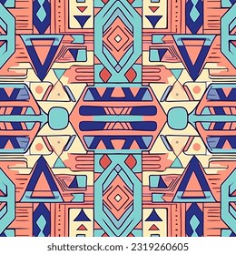  Tribal ornament African pattern. Ornate elegant luxury vintage retro modern style. For texture textile background backdrop tile wallpaper carpet.