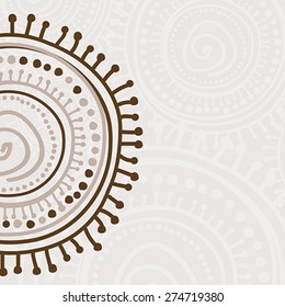 Tribal ornament background
