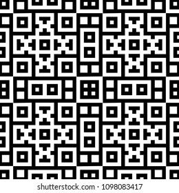 Tribal ornament. Ethnic wallpaper. Ancient mosaic. Embroidery background. Ethnical folk image. Tribe motif. Digital paper, web design, textile print, backdrop. Seamless abstract art. Vector artwork.
