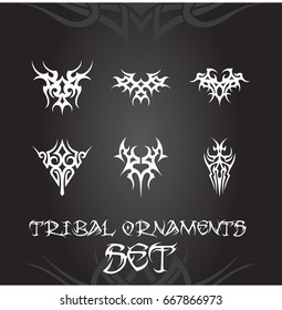 Tribal ornaments and design elements