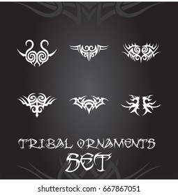 Tribal ornaments and design elements