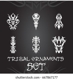 Tribal ornaments and design elements