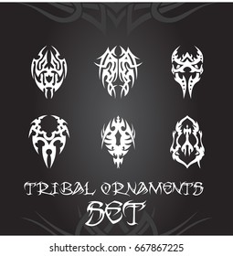 Tribal ornaments and design elements