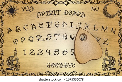 Tribal Ouija Spirit Board Design